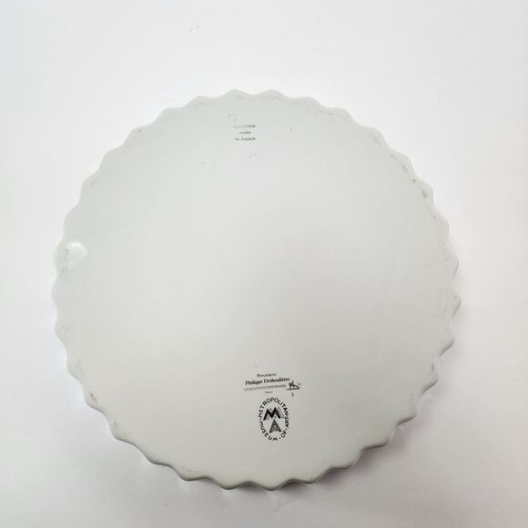 Philippe Deshoulieres Lourioux Meissen 10" Quiche Dish Metropolitan Art Museum - Picture 4 of 6
